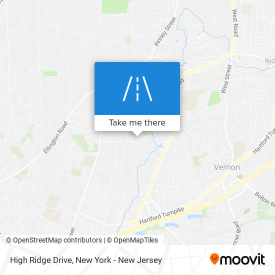 High Ridge Drive map