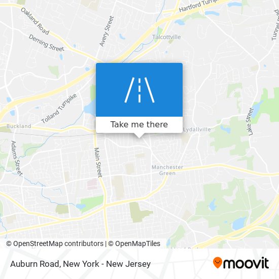 Auburn Road map