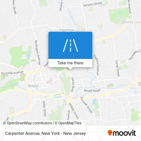 Mapa de Carpenter Avenue