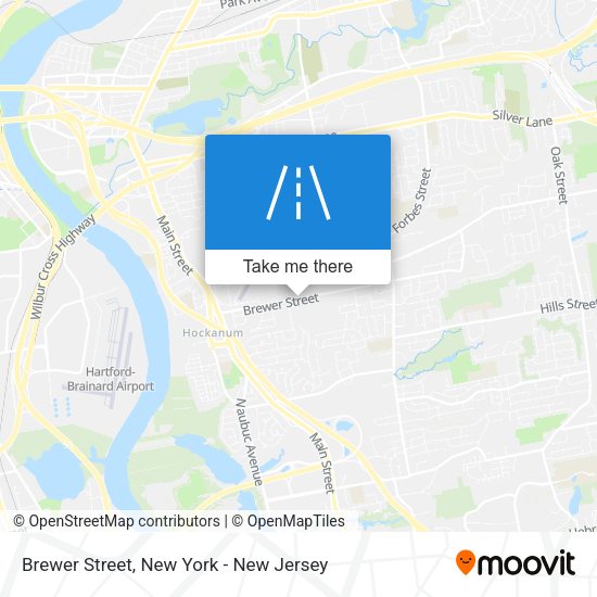 Mapa de Brewer Street