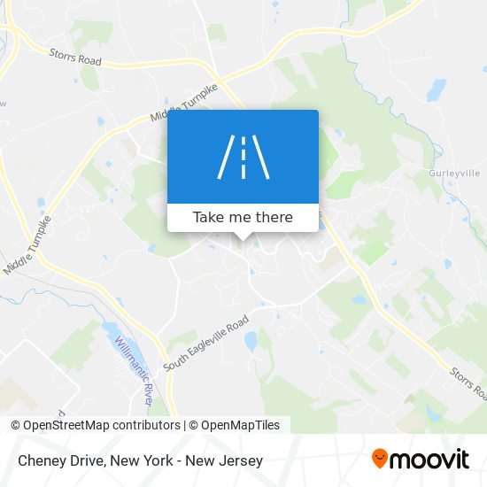 Cheney Drive map