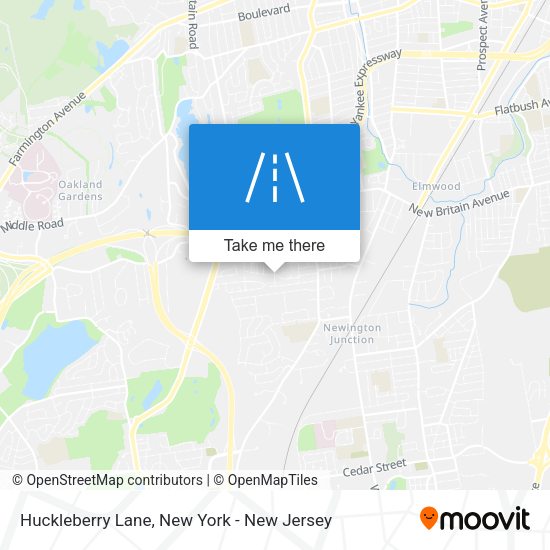 Mapa de Huckleberry Lane