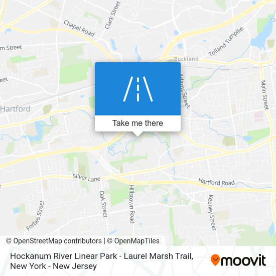 Hockanum River Linear Park - Laurel Marsh Trail map