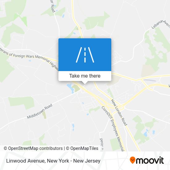 Mapa de Linwood Avenue