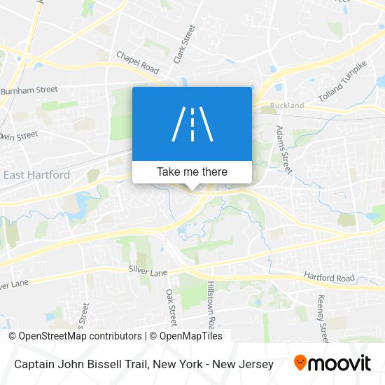Captain John Bissell Trail map