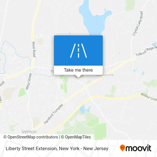 Liberty Street Extension map