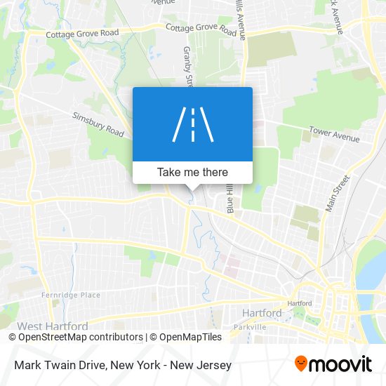 Mark Twain Drive map