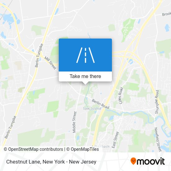 Mapa de Chestnut Lane