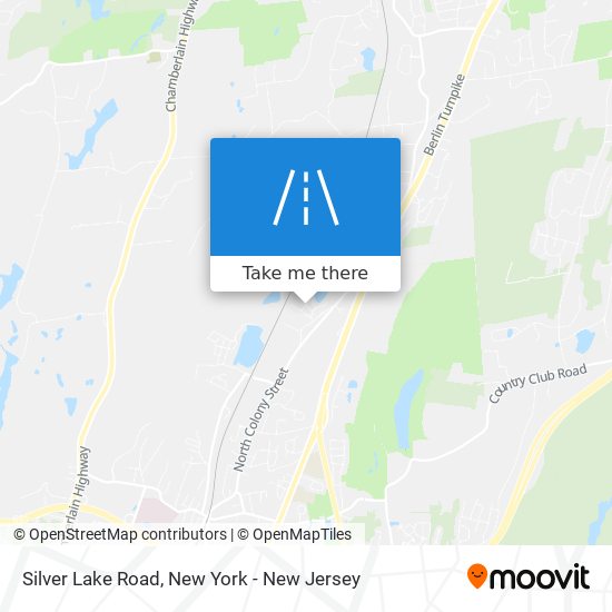 Silver Lake Road map