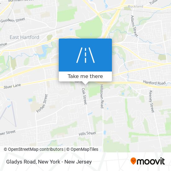 Gladys Road map