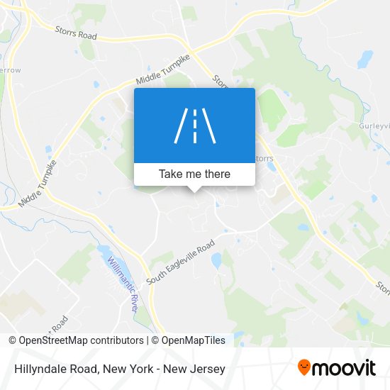 Mapa de Hillyndale Road