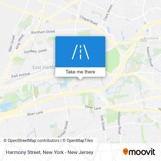 Mapa de Harmony Street