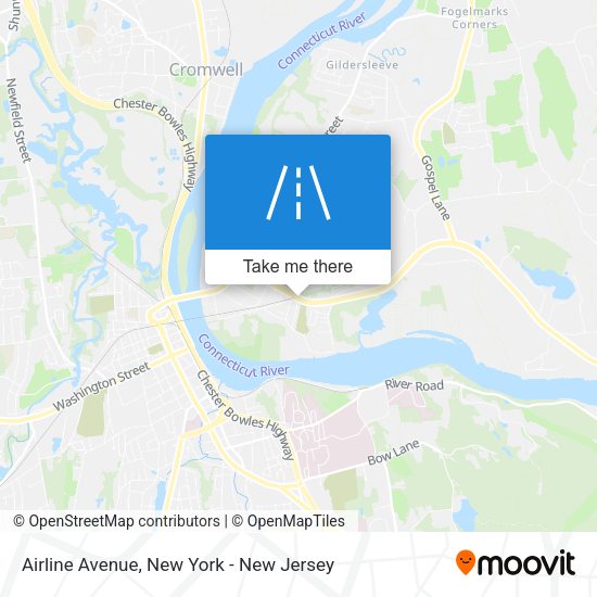 Mapa de Airline Avenue