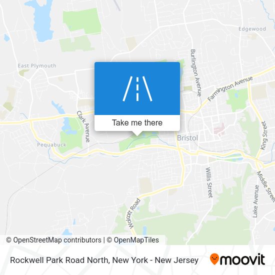 Rockwell Park Road North map