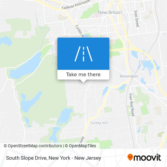 South Slope Drive map