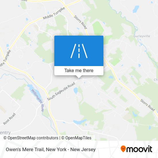 Mapa de Owen's Mere Trail