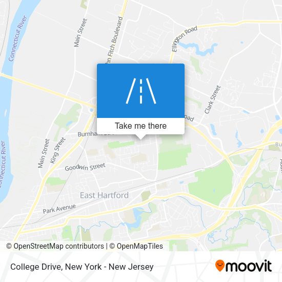 Mapa de College Drive