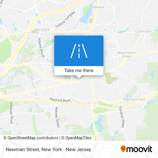 Newman Street map