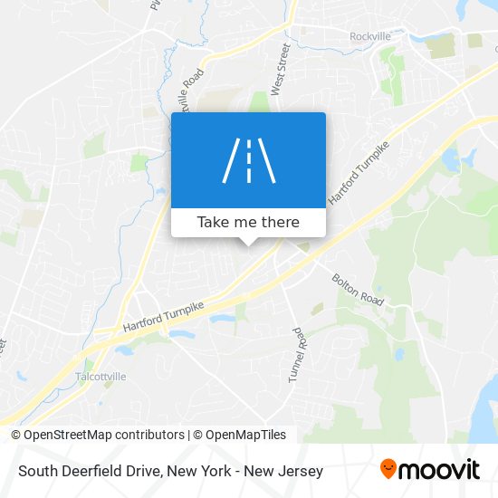 South Deerfield Drive map