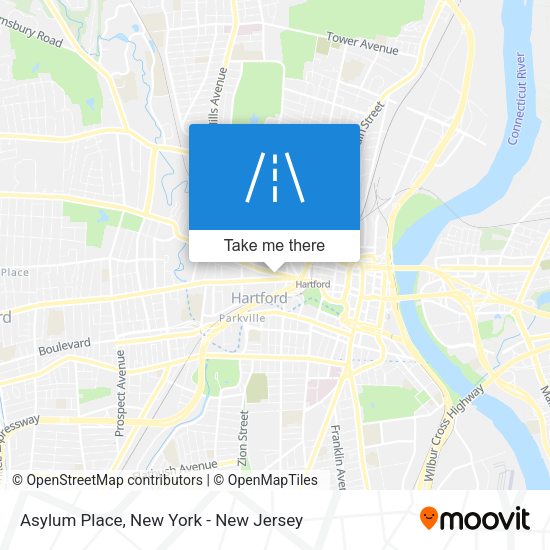 Mapa de Asylum Place