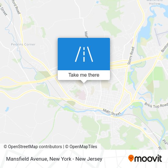 Mapa de Mansfield Avenue