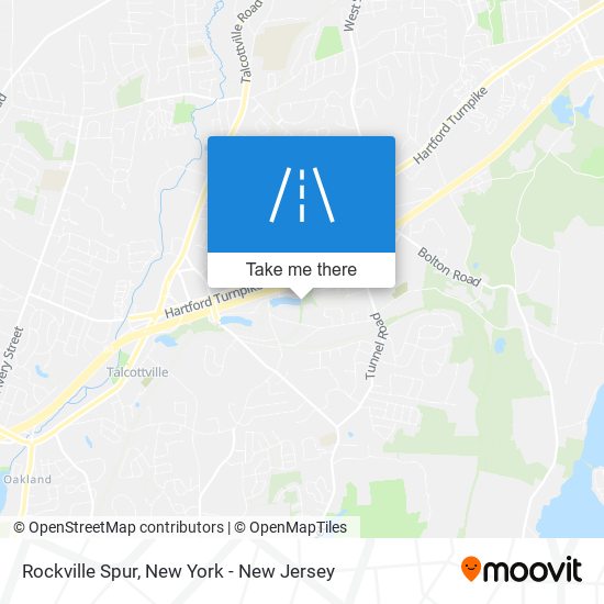 Rockville Spur map