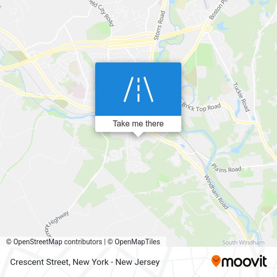Mapa de Crescent Street