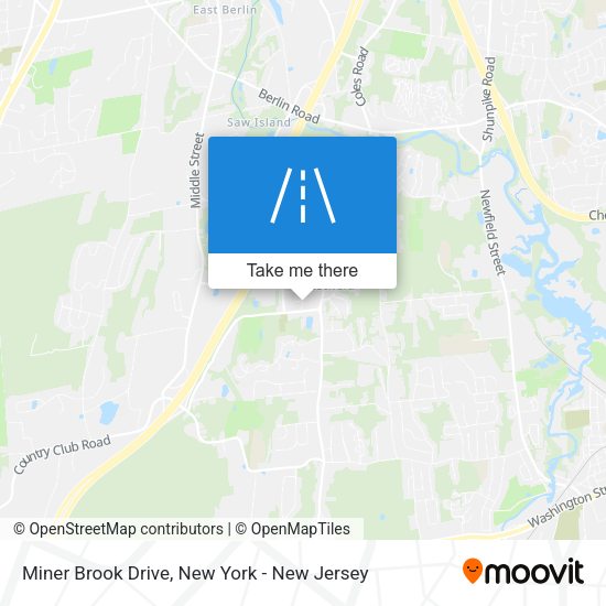 Miner Brook Drive map