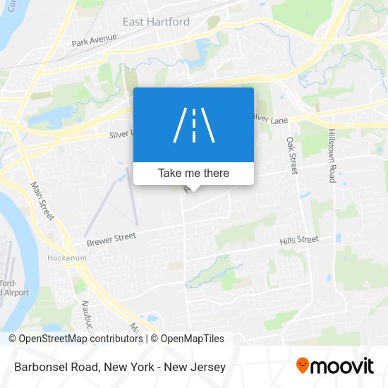 Mapa de Barbonsel Road
