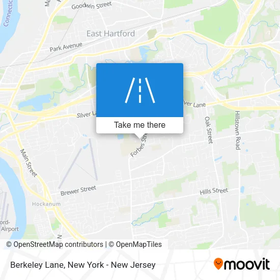 Berkeley Lane map