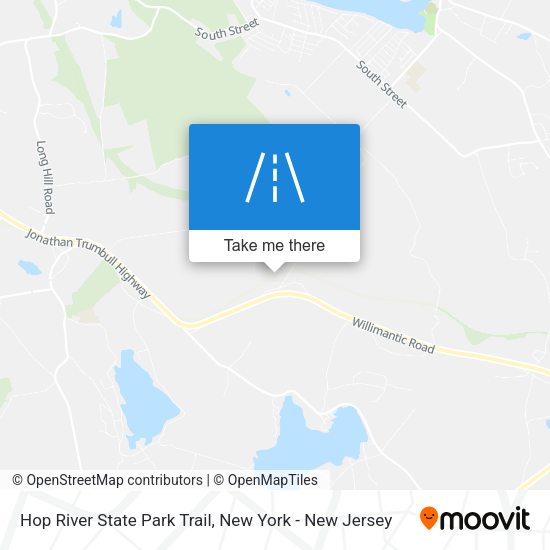 Mapa de Hop River State Park Trail