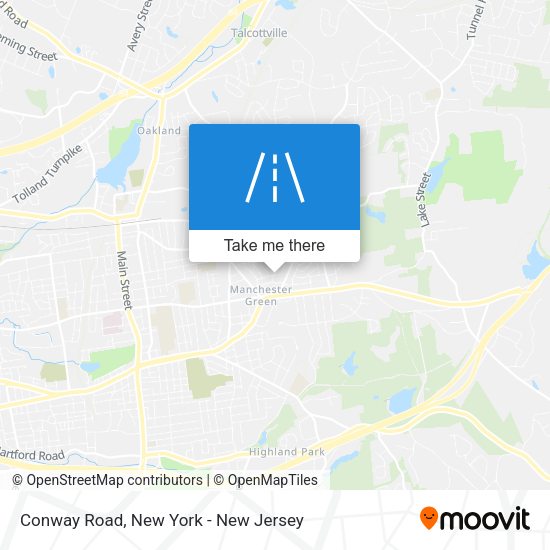 Mapa de Conway Road