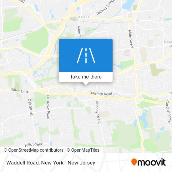 Mapa de Waddell Road