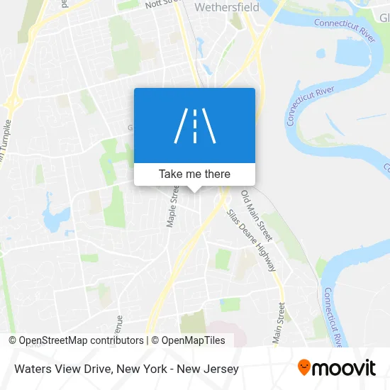 Waters View Drive map