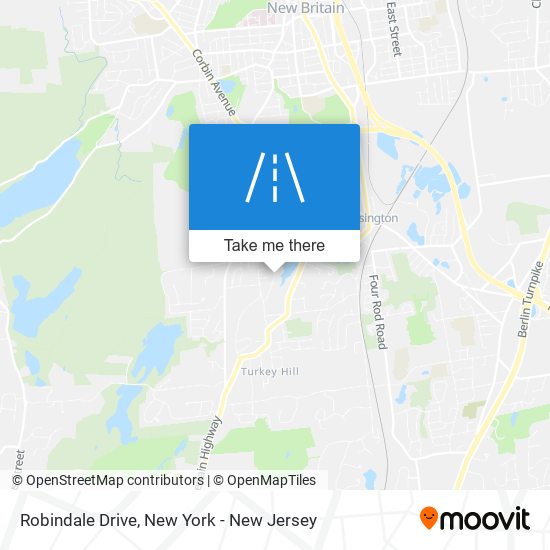 Robindale Drive map
