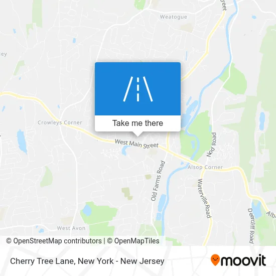 Cherry Tree Lane map