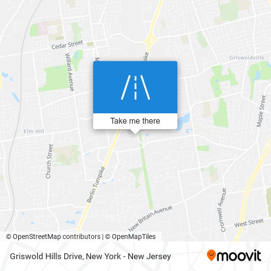 Griswold Hills Drive map