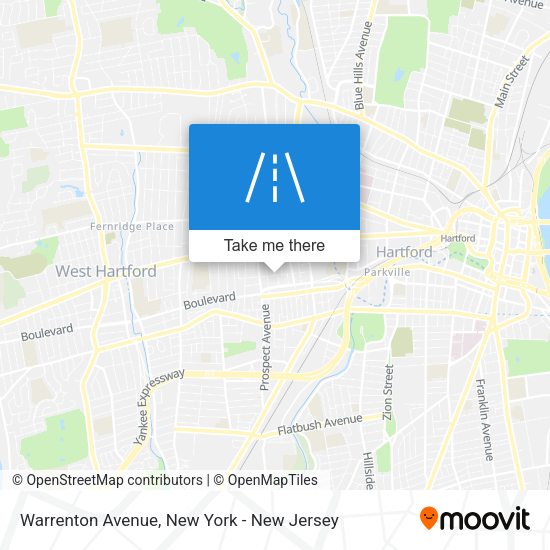 Mapa de Warrenton Avenue