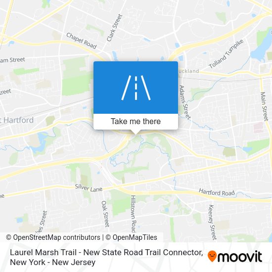 Laurel Marsh Trail - New State Road Trail Connector map