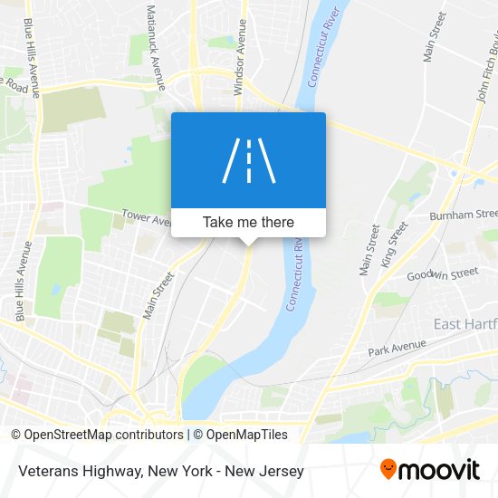 Mapa de Veterans Highway