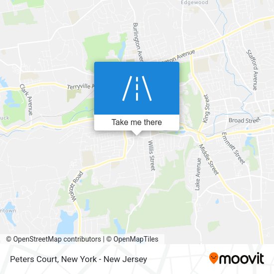 Mapa de Peters Court