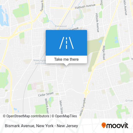 Mapa de Bismark Avenue