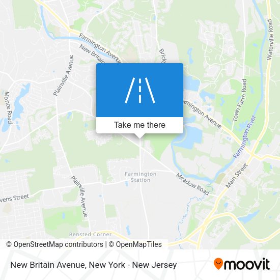 Mapa de New Britain Avenue