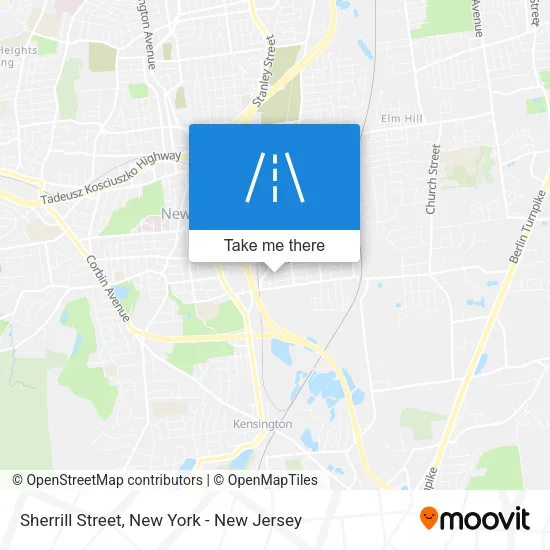 Mapa de Sherrill Street