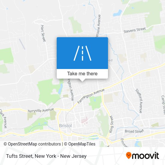 Tufts Street map