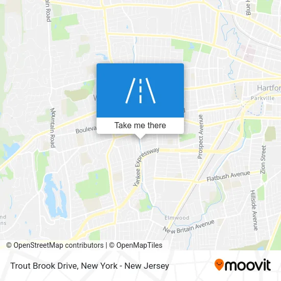 Trout Brook Drive map