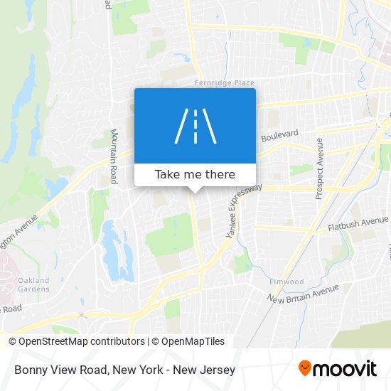 Bonny View Road map