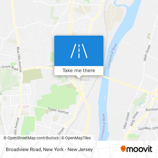 Broadview Road map