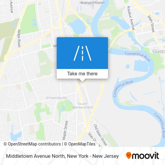 Middletown Avenue North map