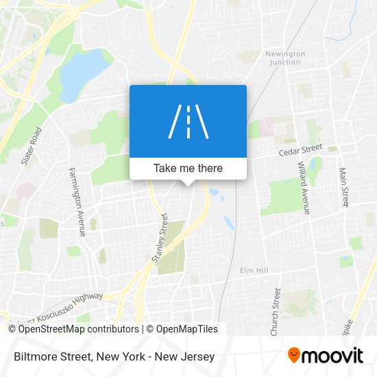 Mapa de Biltmore Street